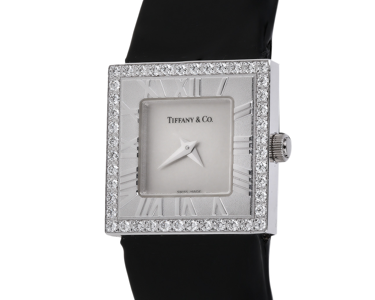 Оригинальные золотые часы с бриллиантами 0.53ct Tiffany&Co