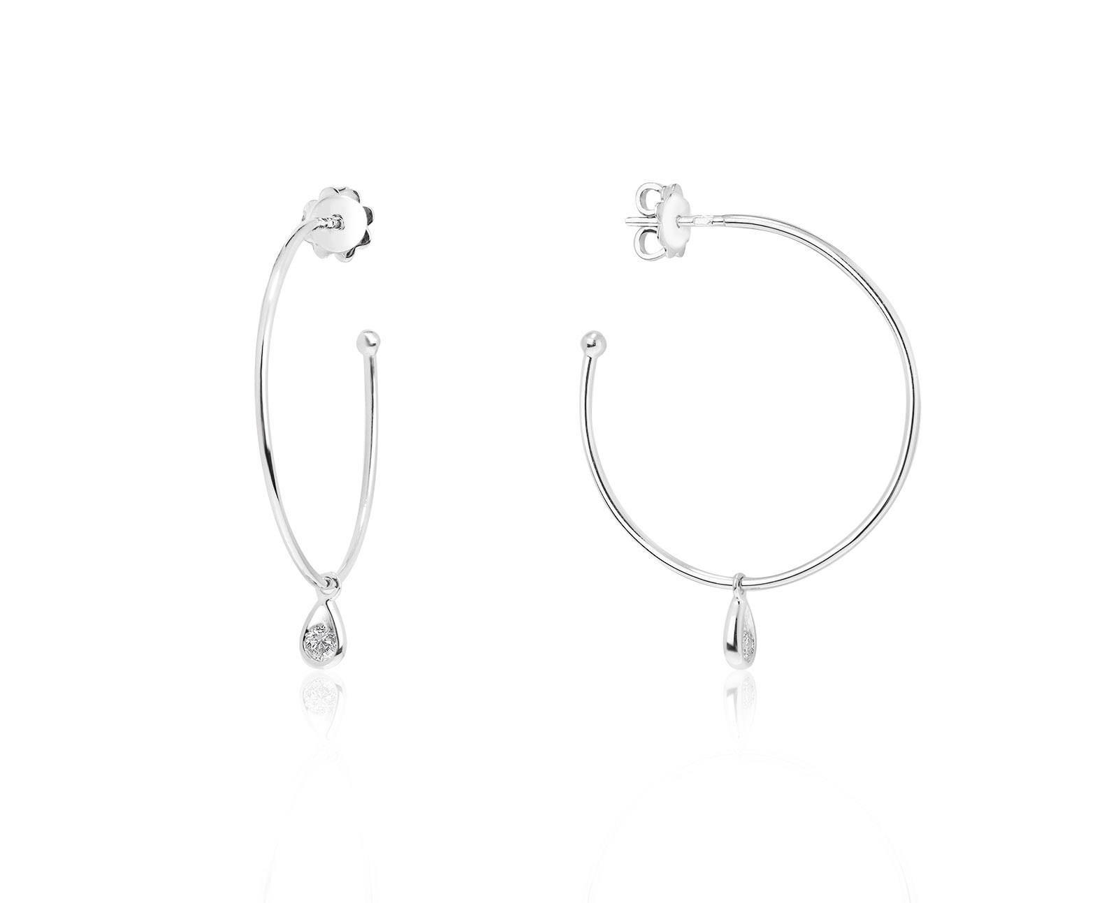 Оригинальные золотые серьги с бриллиантами 0.24ct Luca Carati 220921/4