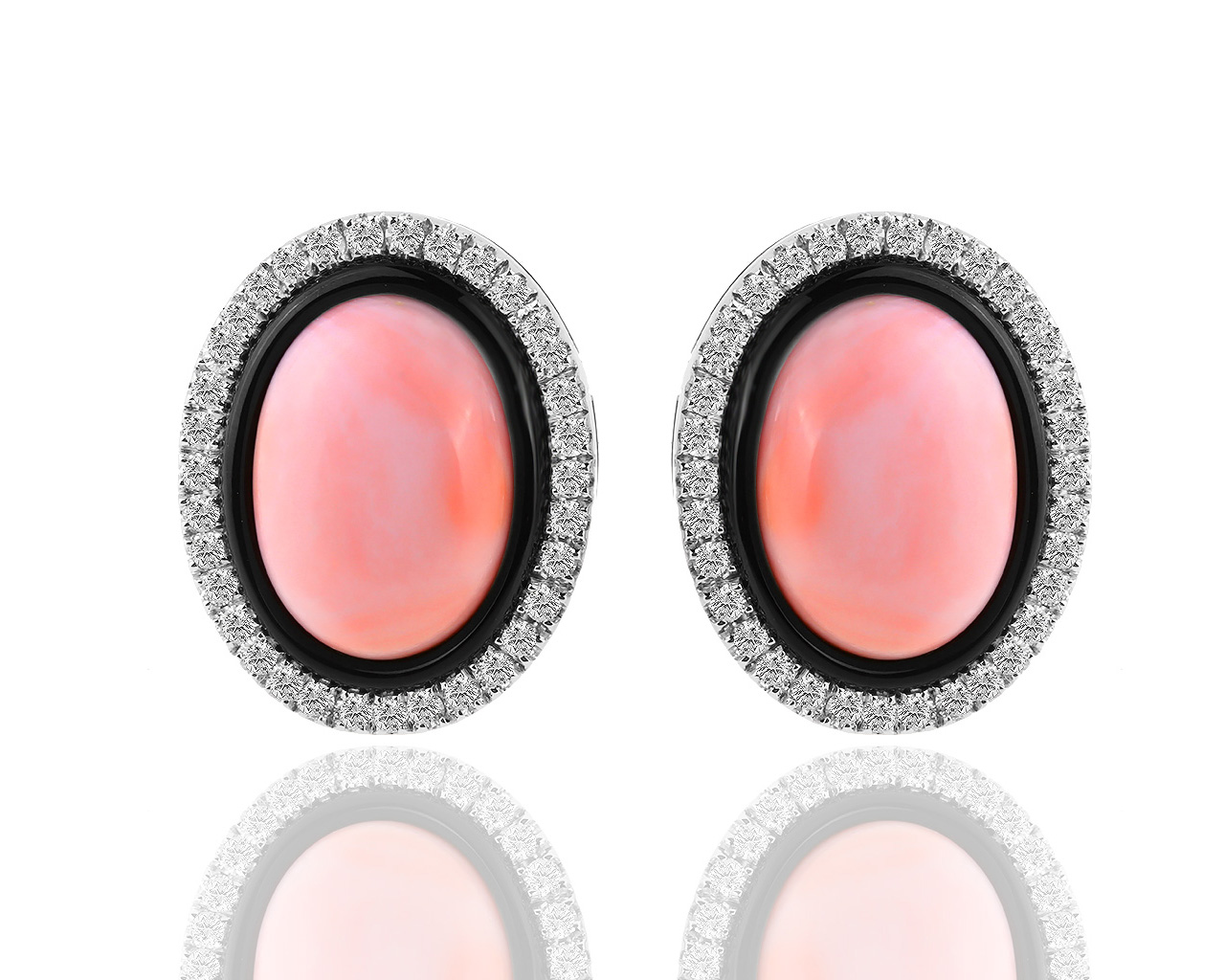 Итальянские золотые серьги с бриллиантами 1.09ct 130319/5