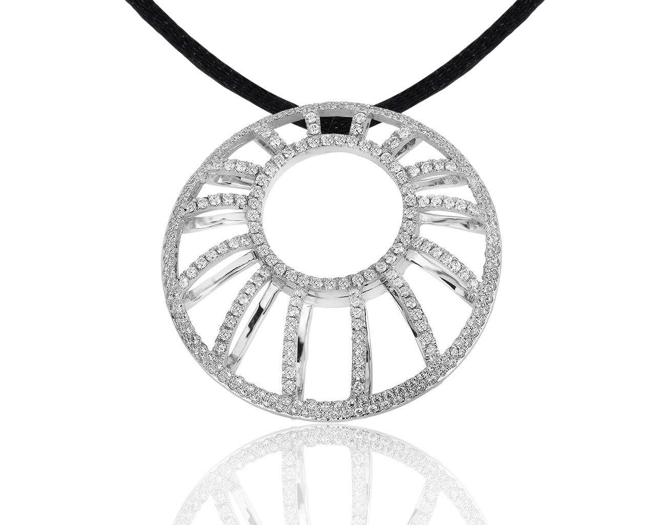 Прелестный золотой кулон с бриллиантами 2.34ct 100919/3 Прелестный золотой кулон с бриллиантами 2.34ct 100919/3