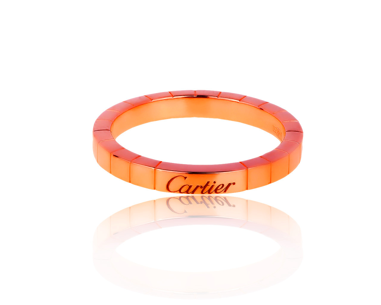 Оригинальное золотое кольцо Cartier Lanieres 240419/7