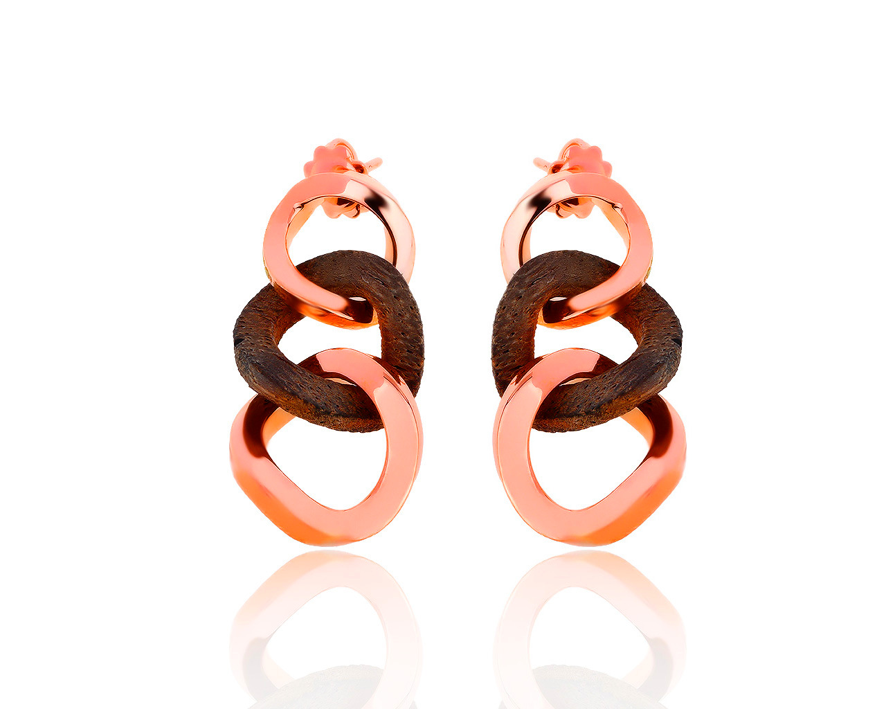 Оригинальные золотые серьги Calgaro 300819/3