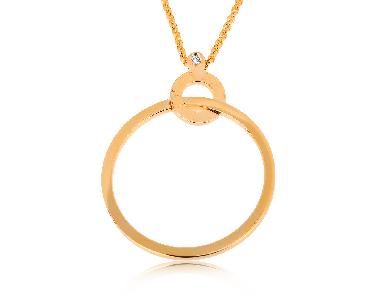 Оригинальный золотой кулон с бриллиантом 0.05ct Piaget Possession 041120/17 Оригинальный золотой кулон с бриллиантом 0.05ct Piaget Possession 041120/17