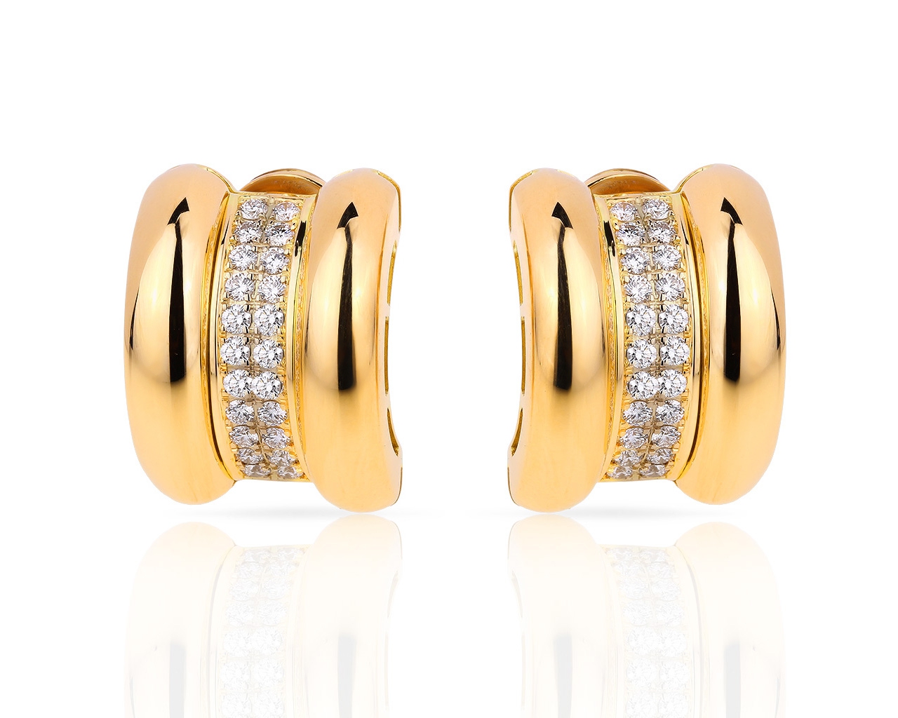 Оригинальные золотые серьги с бриллиантами 0.92ct Chopard La Strada 220418/5