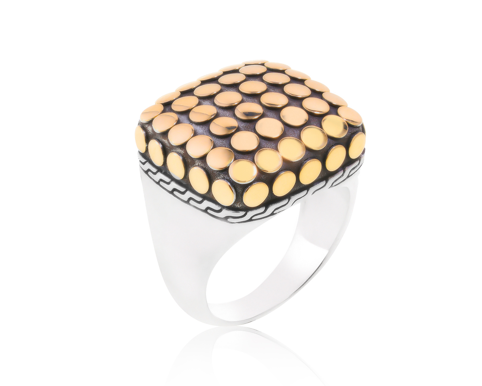 Оригинальное золотое кольцо John Hardy 090622/12