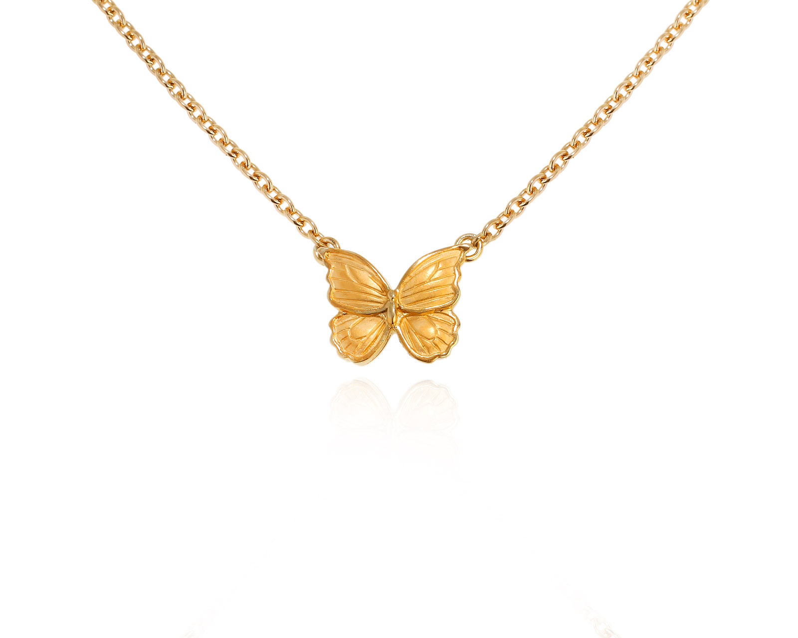 Оригинальное золотое колье Carrera y Carrera Baile De Mariposas 280824/11