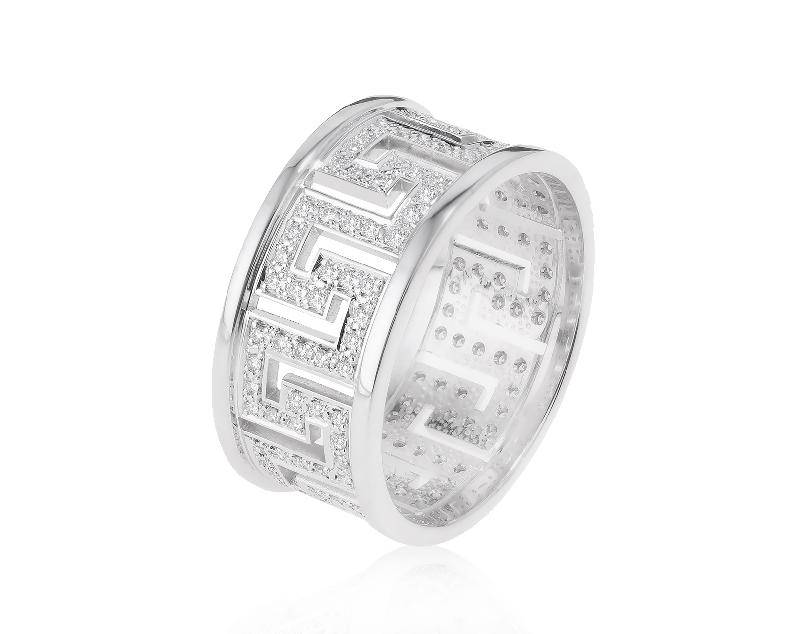 Солидное золотое кольцо с бриллиантами 0.78ct 050522/1