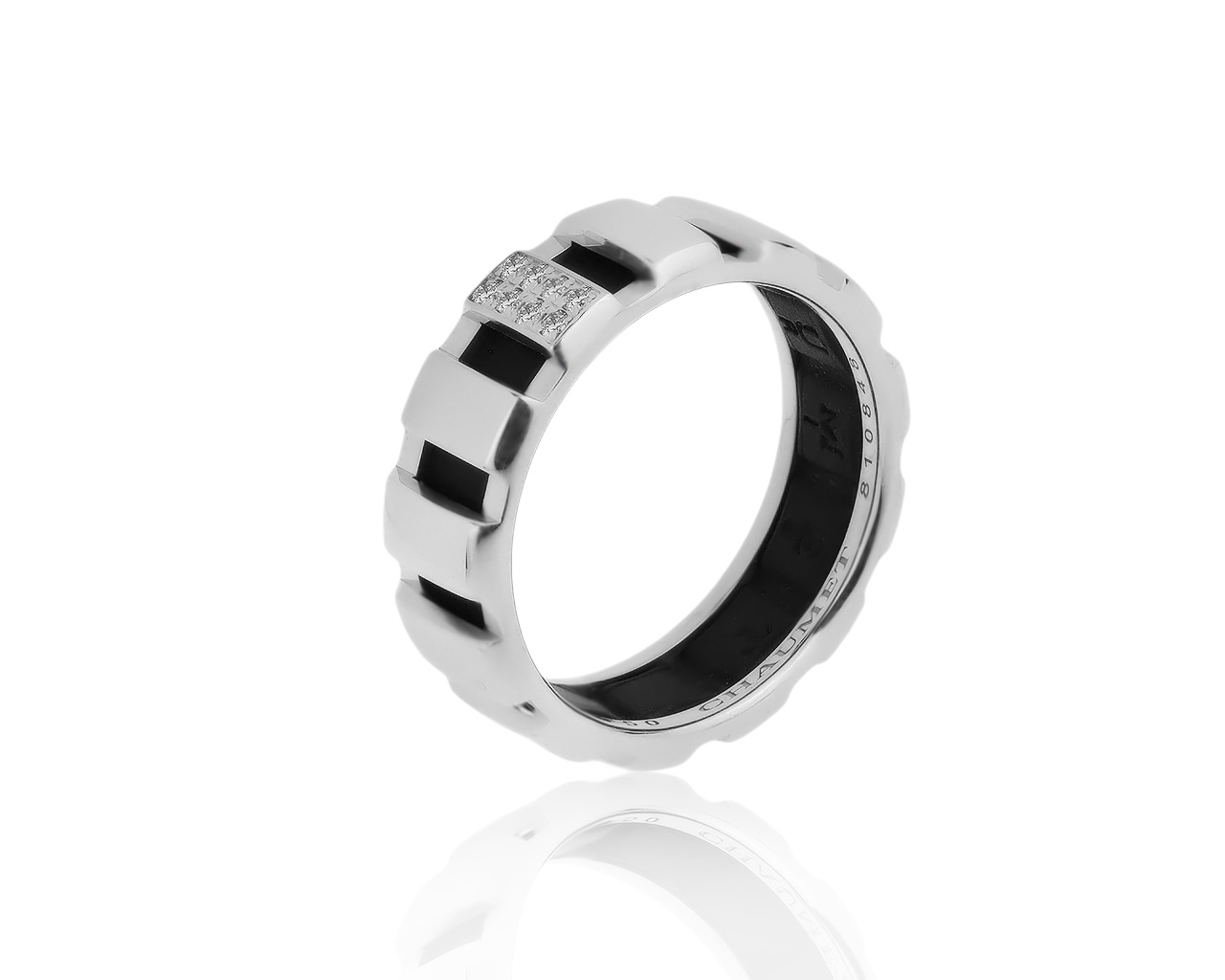 Оригинальное золотое кольцо с бриллиантами 0.08ct Chaumet 031219/8 Оригинальное золотое кольцо с бриллиантами 0.08ct Chaumet 031219/8