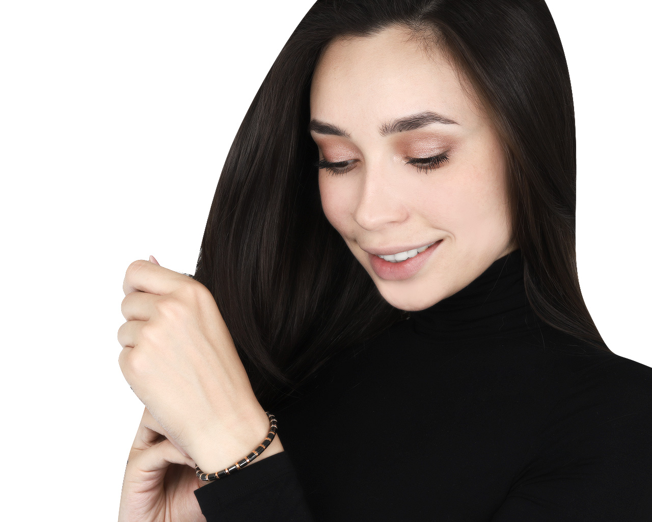 Оригинальный золотой браслет с бриллиантом 0.02ct Baraka Snake Collection