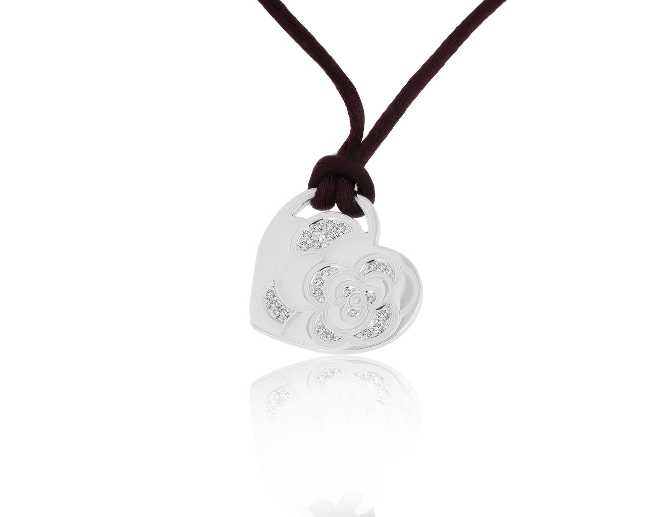 Оригинальный золотой кулон с бриллиантами 0.50ct Chanel 070320/5 Оригинальный золотой кулон с бриллиантами 0.50ct Chanel 070320/5