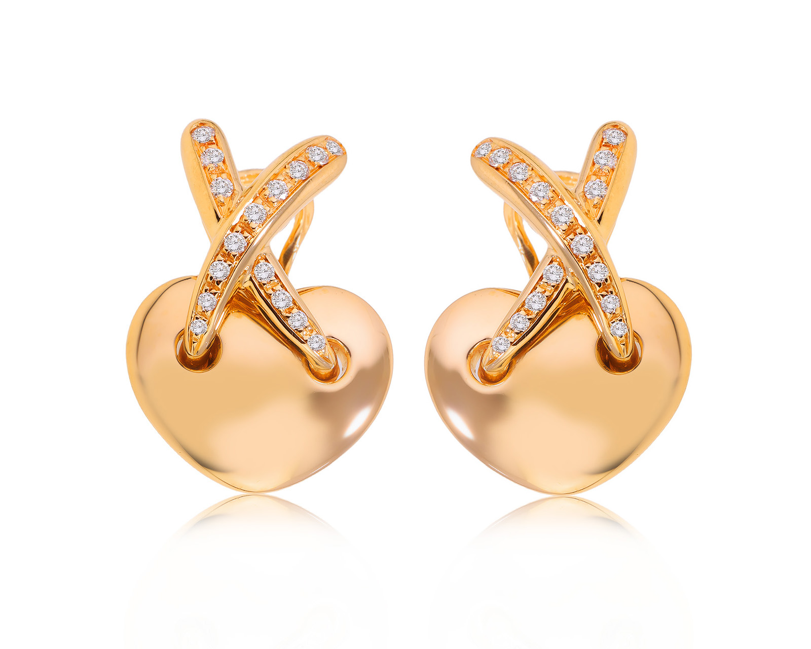 Оригинальные золотые серьги с бриллиантами 0.55ct Chaumet Liens 290725/5