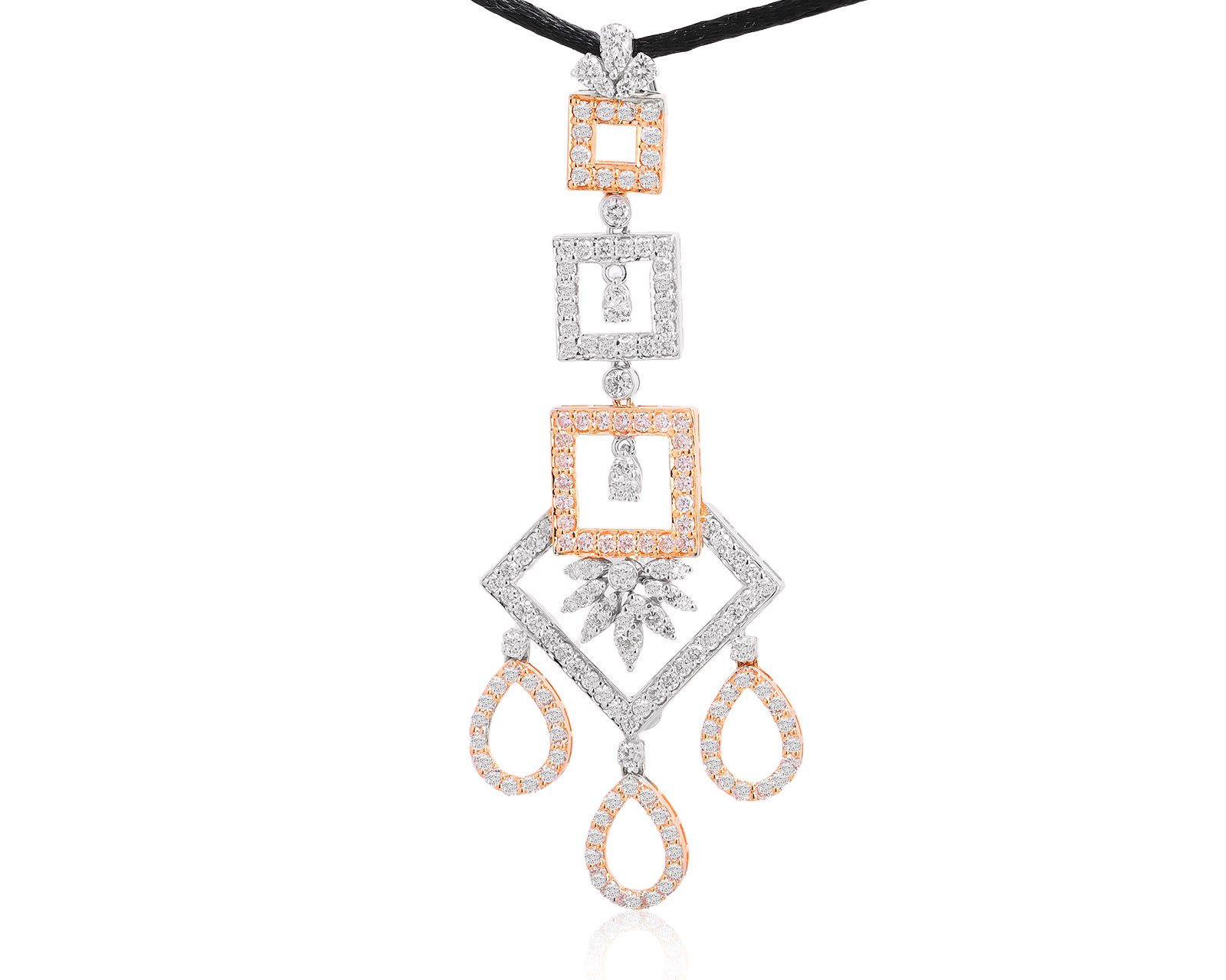 Оригинальный золотой кулон с бриллиантами 3.35ct Yessayan 241025/1