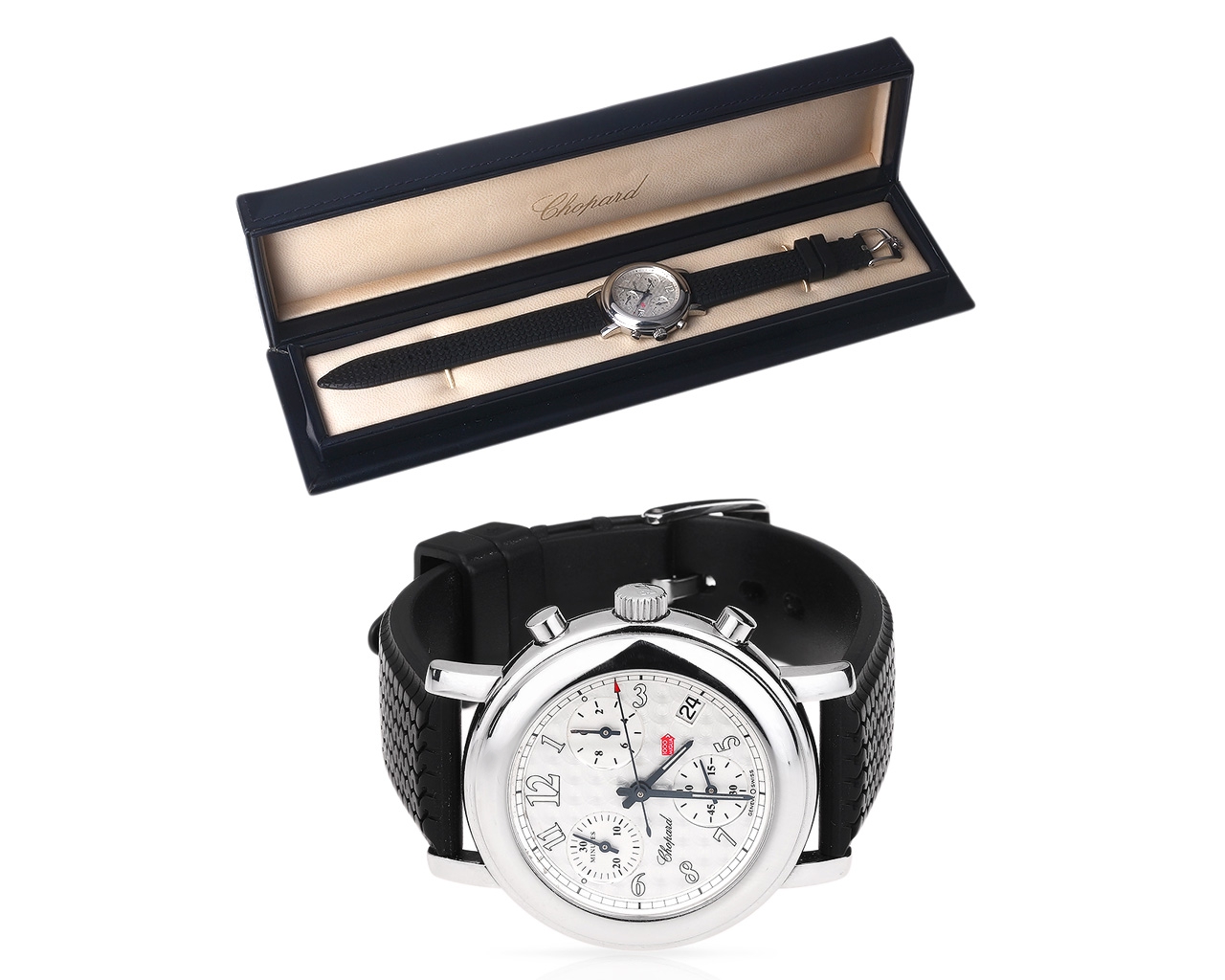 Стальные часы Chopard Mille Miglia Chronograph