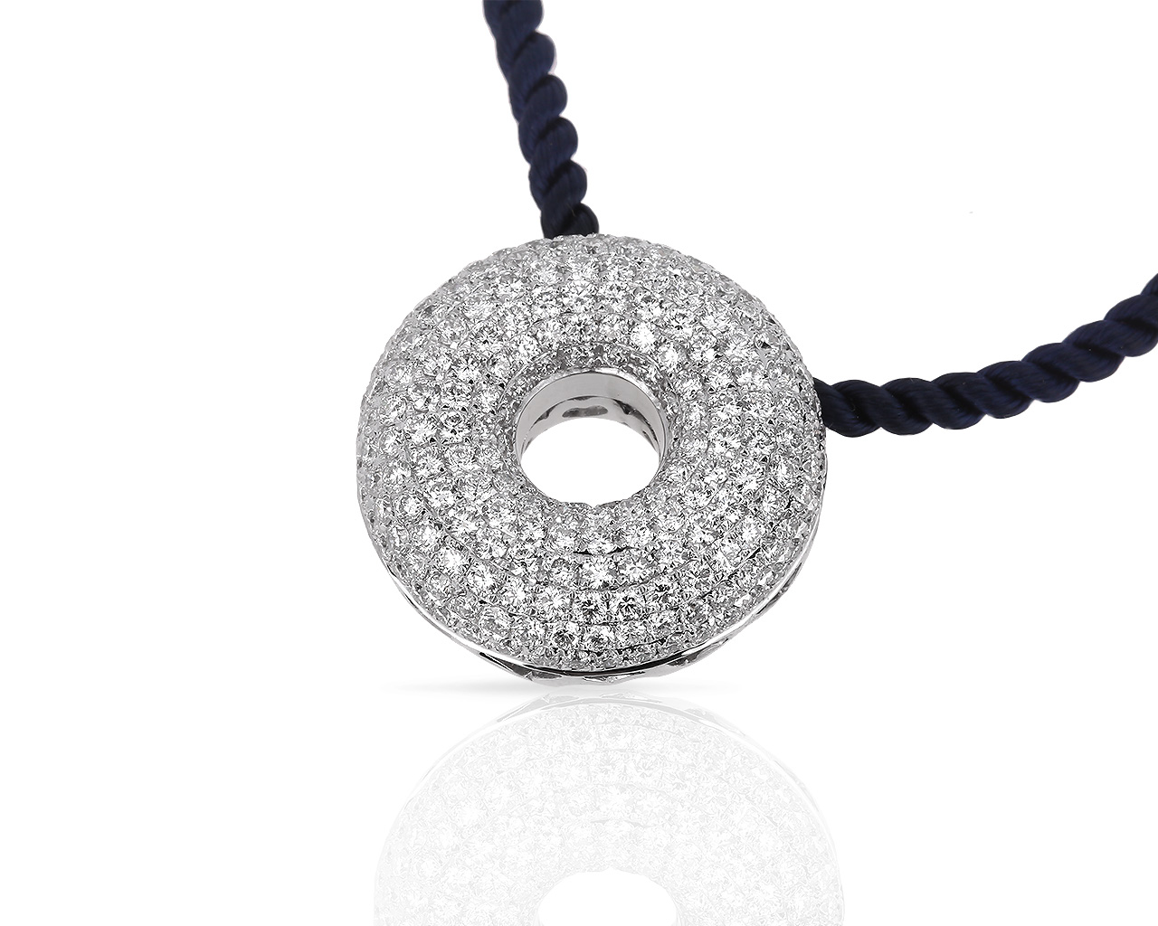 Необычная золотая подвеска с бриллиантами 1.97ct 060418/10