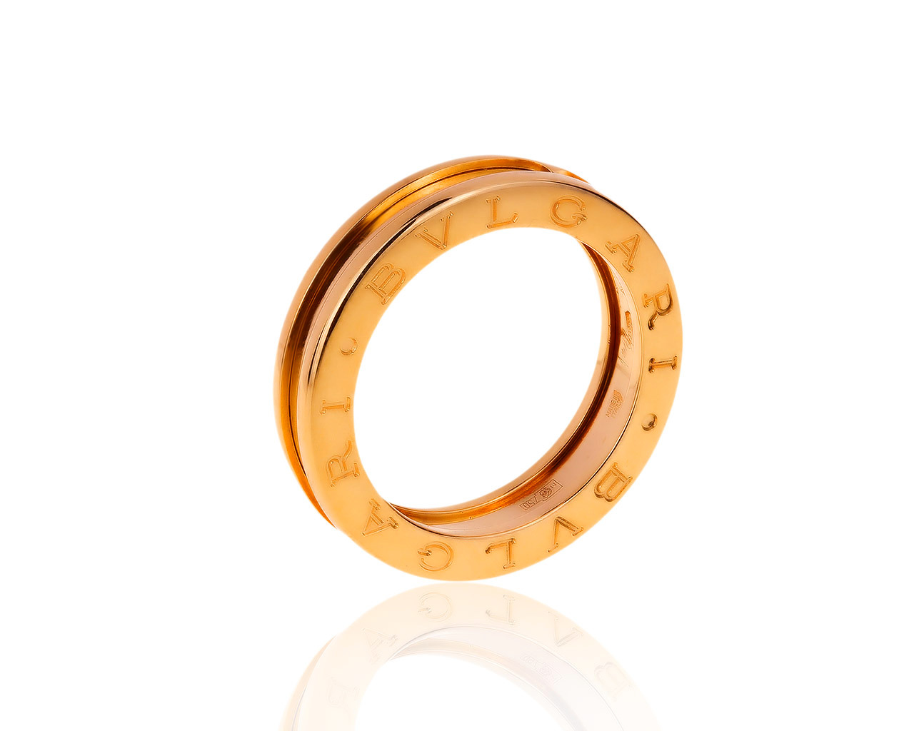 Оригинальное золотое кольцо Bvlgari
