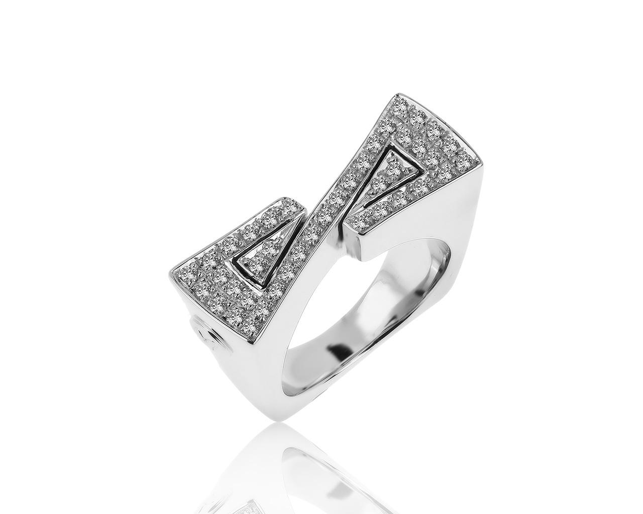 Итальянское золотое кольцо с бриллиантами 0.45ct 310120/9