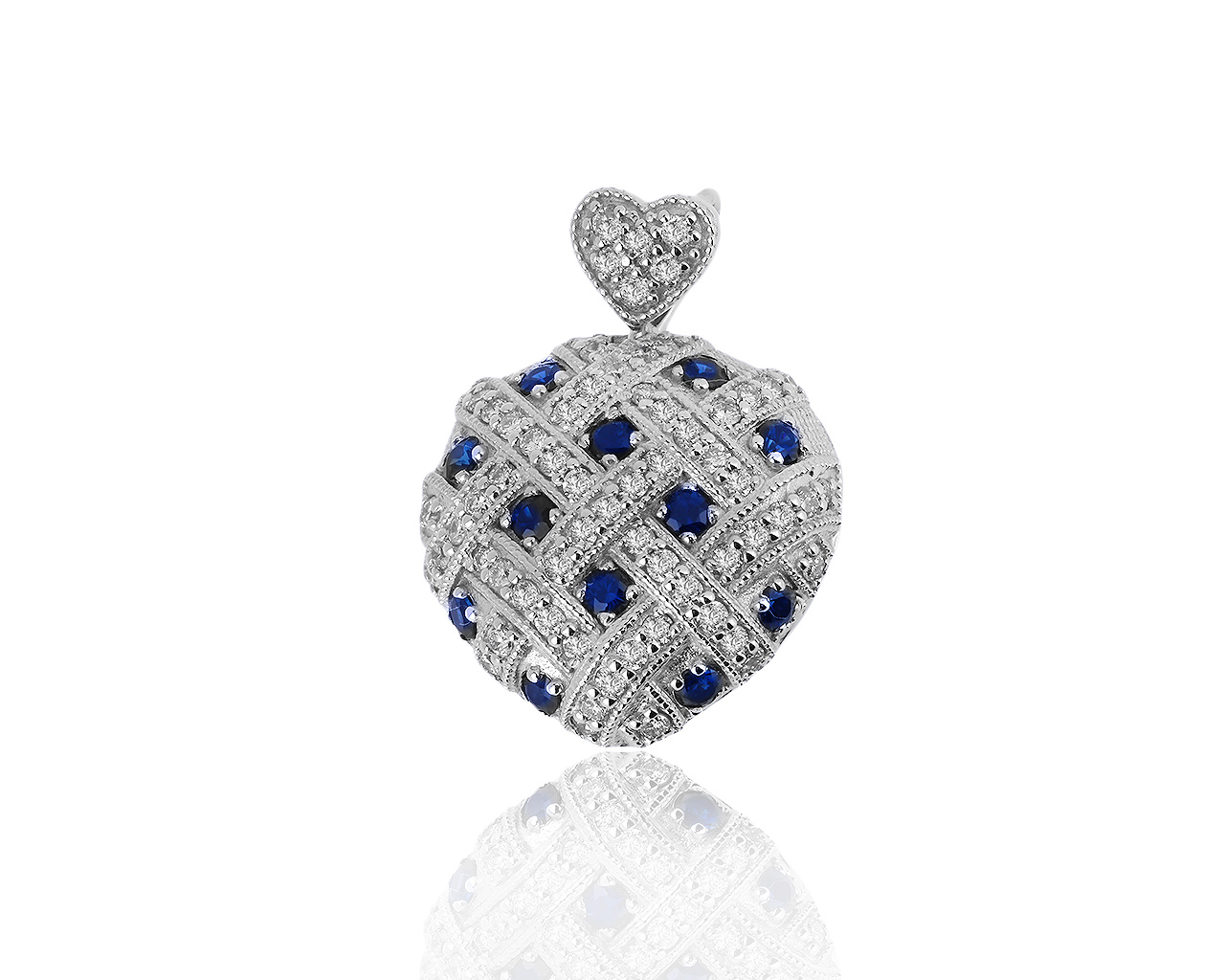 Прелестный золотой кулон с бриллиантами 0.49ct 090919/3