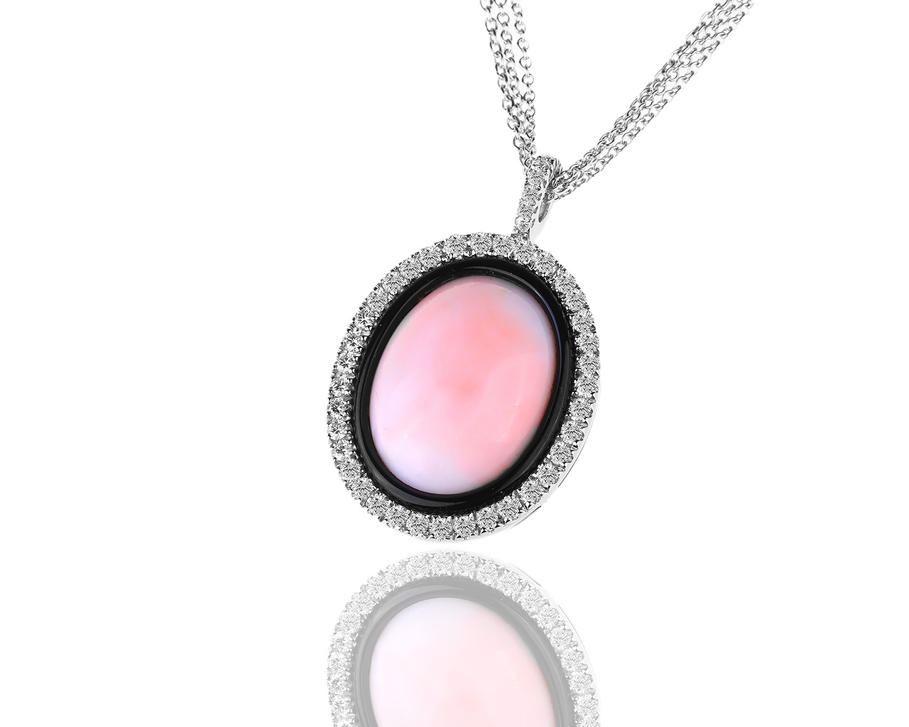 Итальянский золотый кулон с бриллиантами 1.12ct 130319/6