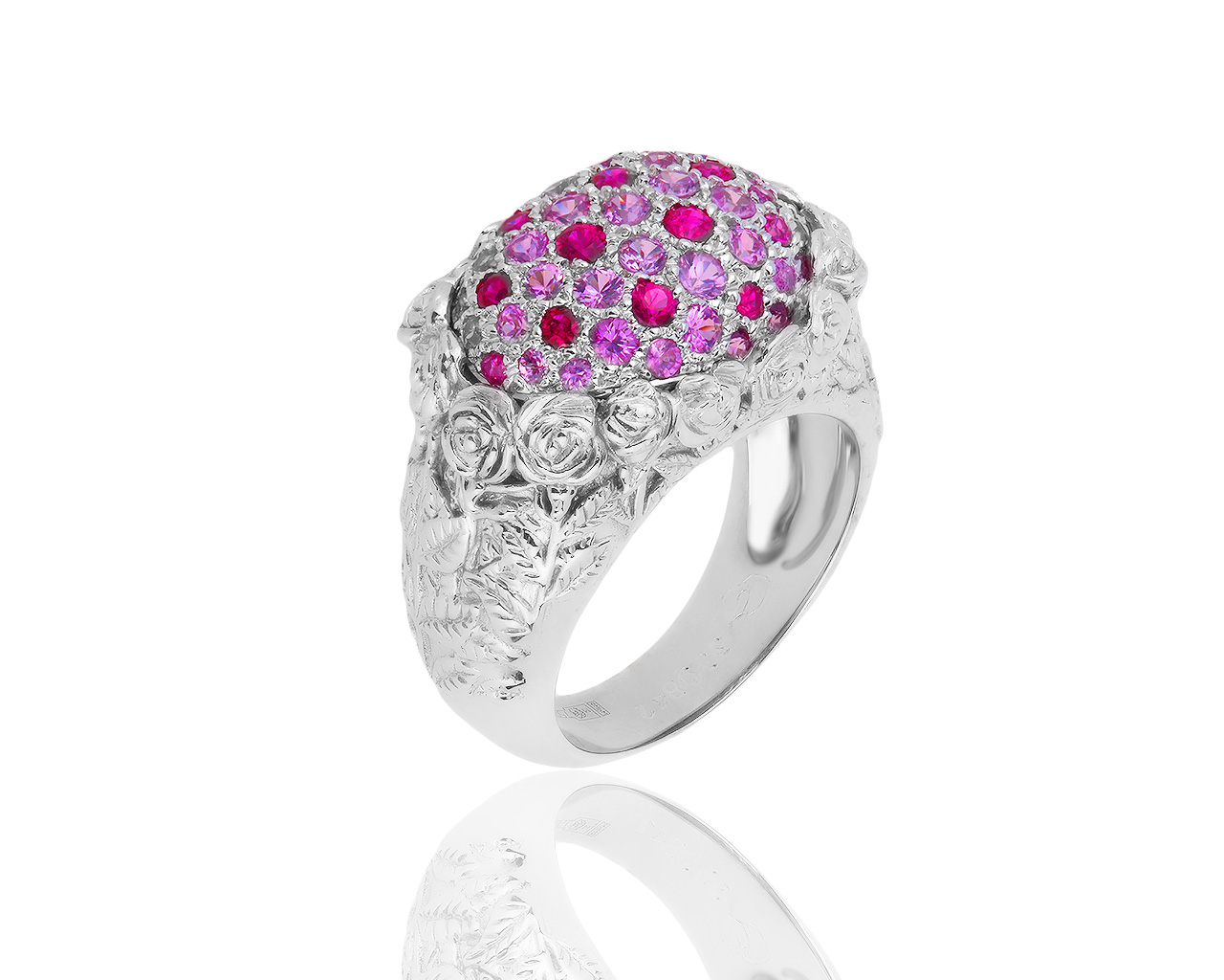 Оригинальное золотое кольцо с сапфирами 1.02ct Carrera y Carrera 280819/10 Оригинальное золотое кольцо с сапфирами 1.02ct Carrera y Carrera 280819/10