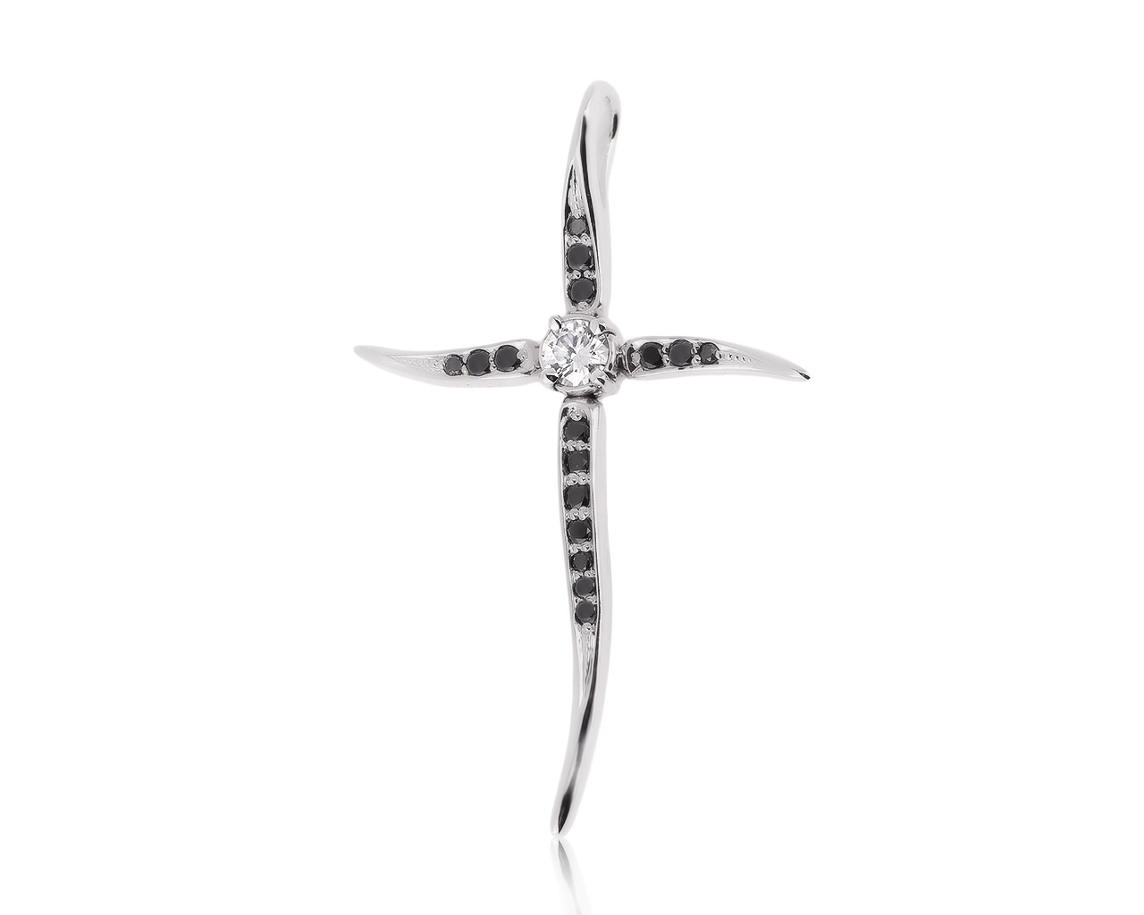 Безупречный золотой кулон с бриллиантами 0.21ct 080820/4