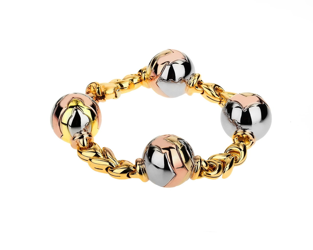 Роскошный золотой браслет Bvlgari Артикул: 150218/5