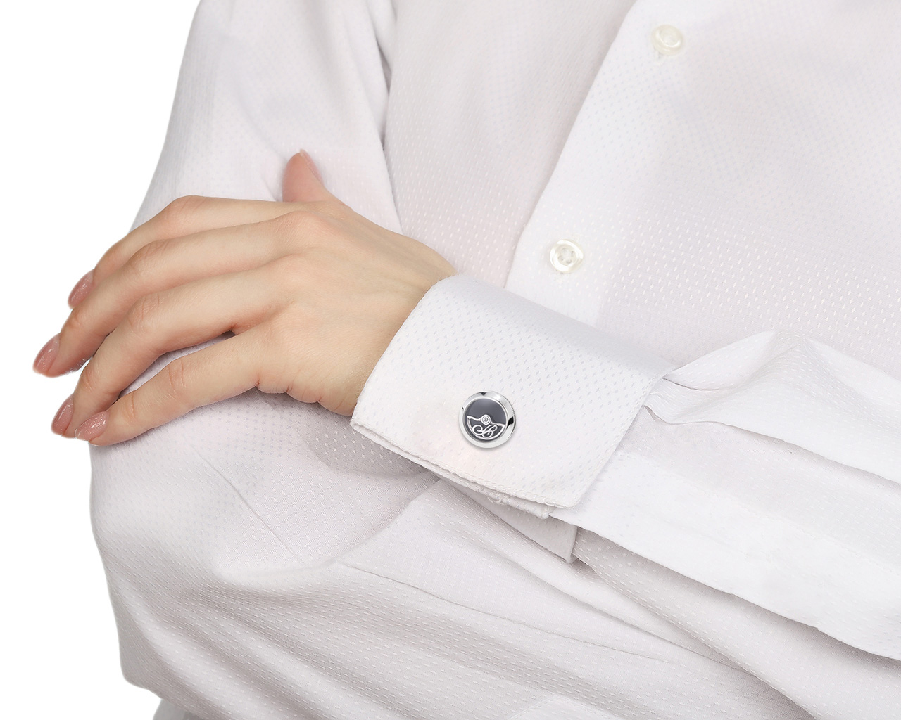 Оригинальные золотые запонки Breguet Cufflinks Rotor