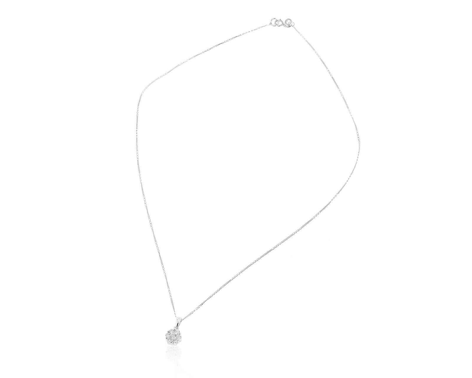 Итальянский золотой кулон с бриллиантами 0.51ct