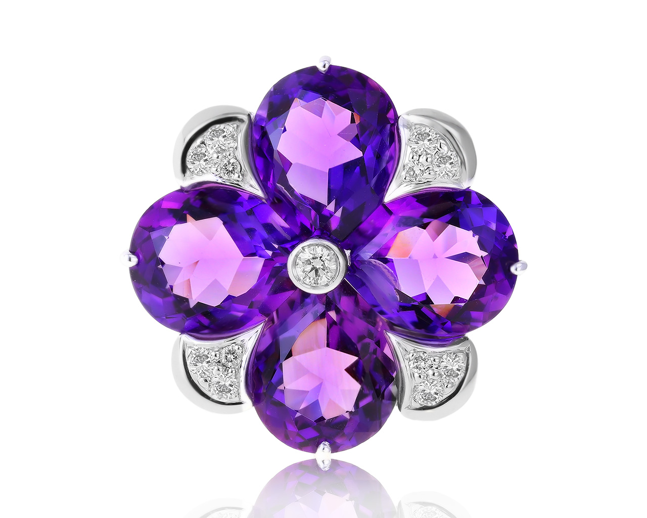 Оригинальное золотое кольцо с аметистами 11.61ct Gianni Lazzaro 180121/2 Оригинальное золотое кольцо с аметистами 11.61ct Gianni Lazzaro 180121/2