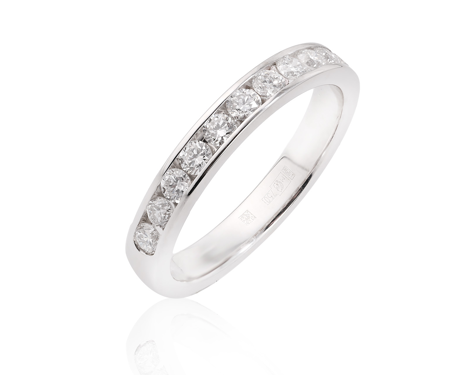 Золотое кольцо с бриллиантами 0.55ct 171125/3