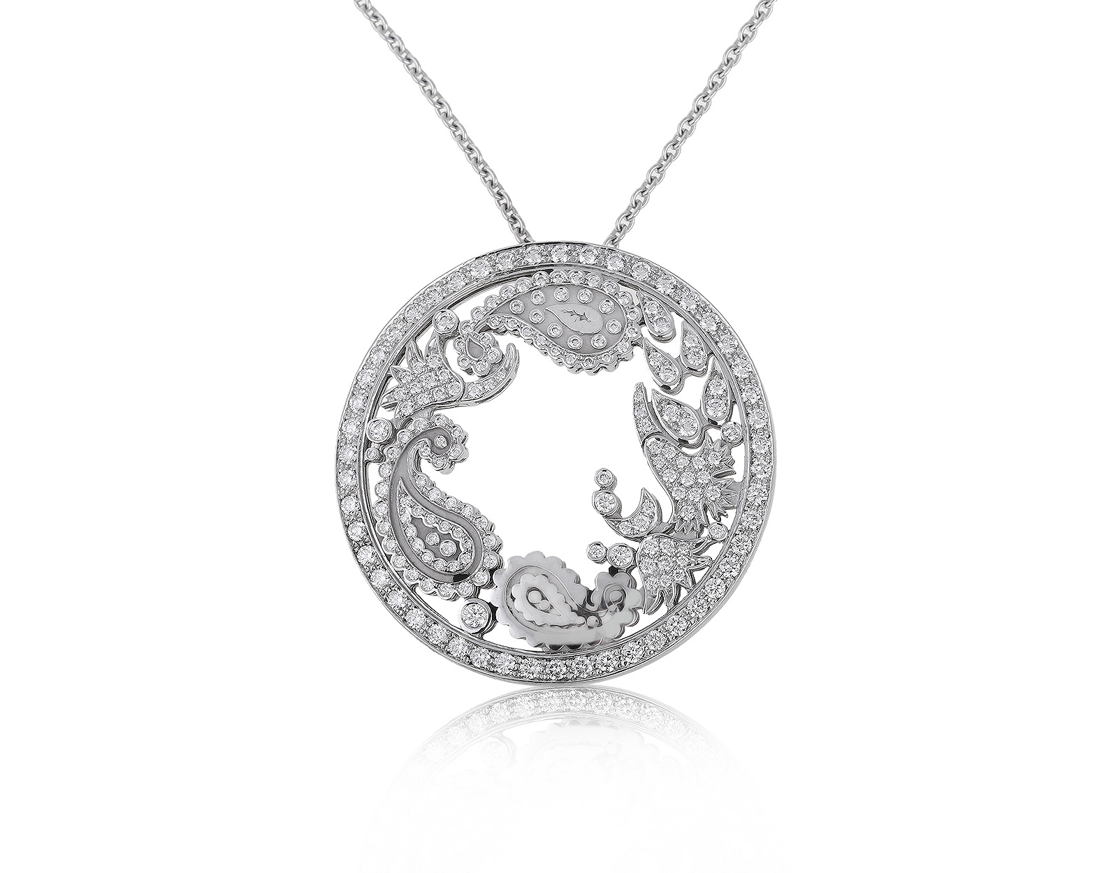 Оригинальный золотой кулон с бриллиантами 2.40ct Carrera y Carrera Aqua Maxi 020621/7