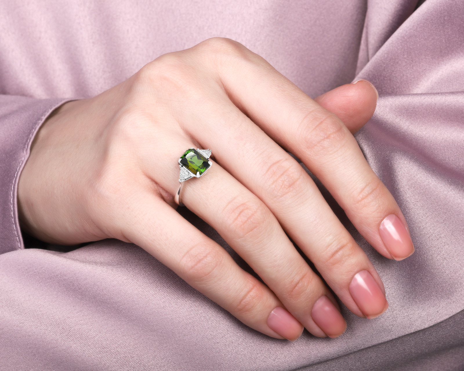 Оригинальное золотое кольцо с турмалином 6.50ct Constantin Artmayer