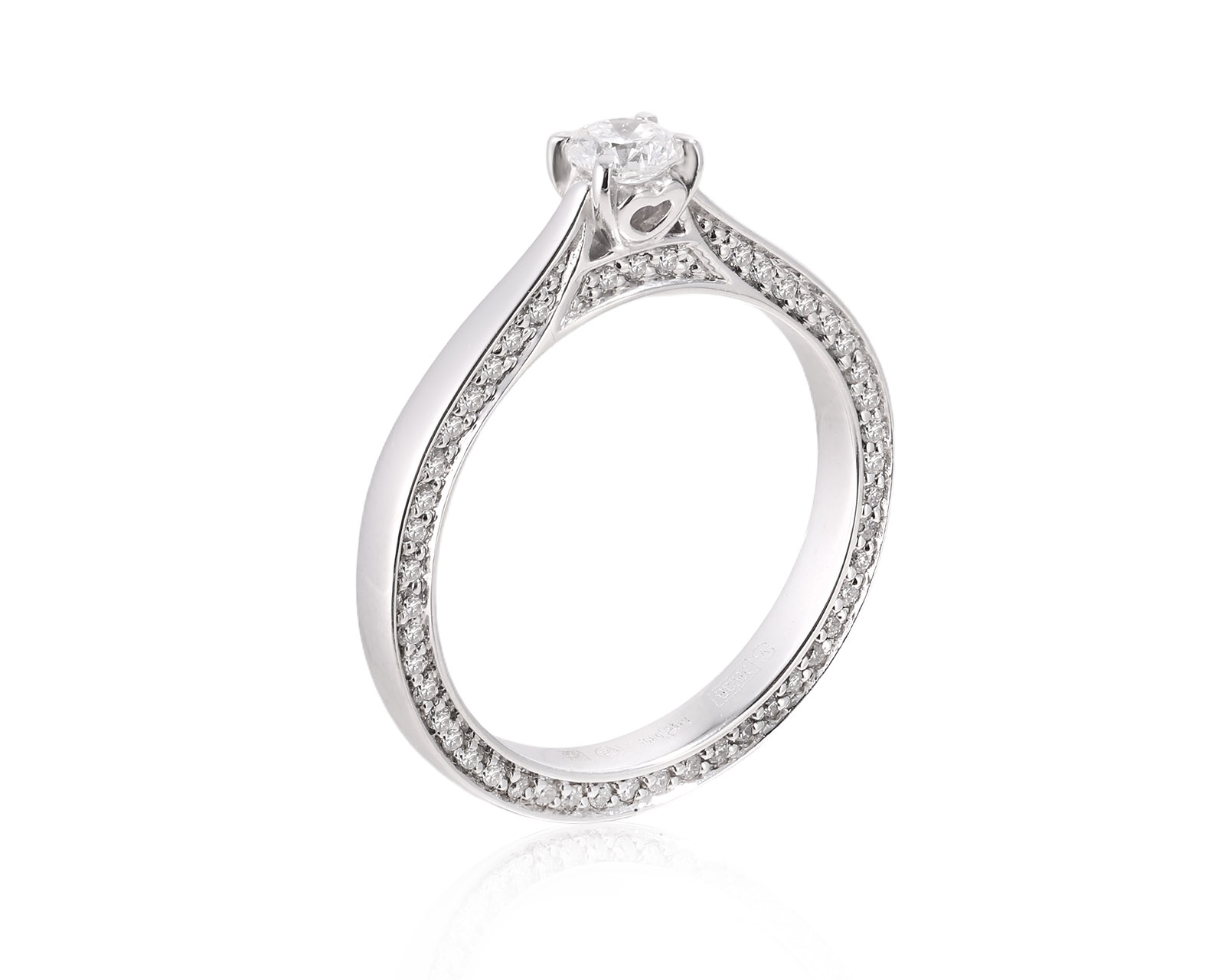 Золотое кольцо с бриллиантами 0.59ct 280825/1