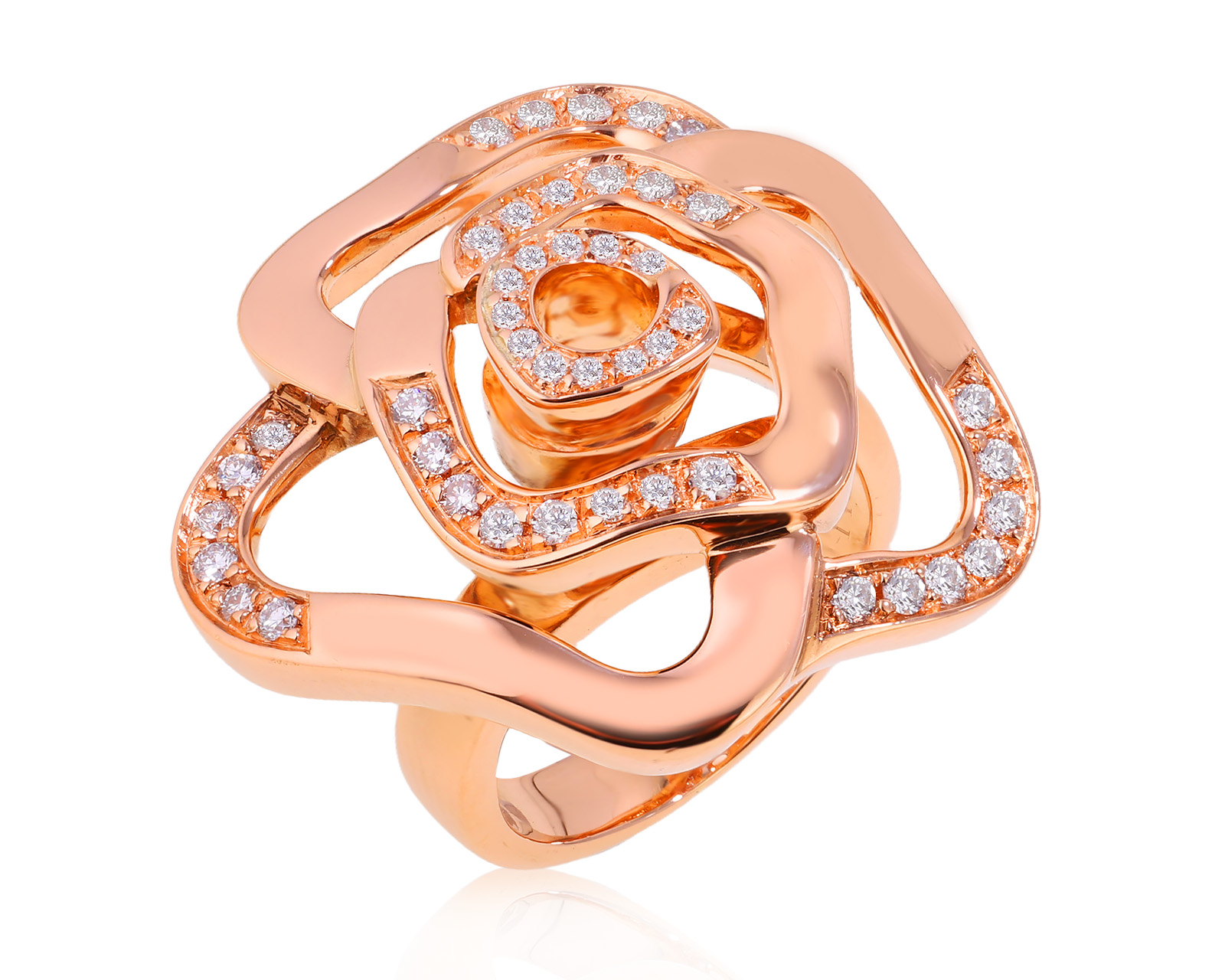 Оригинальное золотое кольцо с бриллиантами 0.57ct Gavello 150825/2