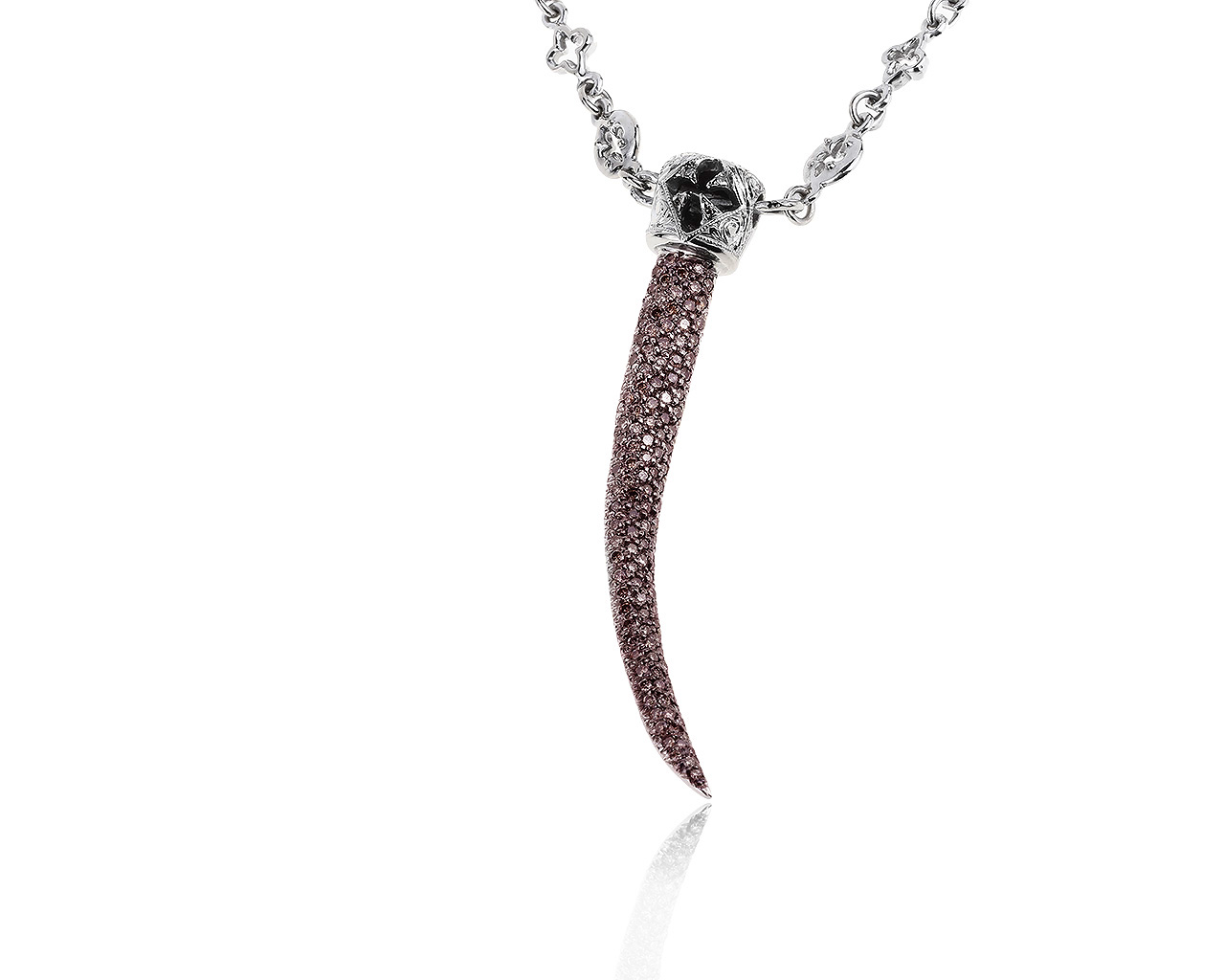 Оригинальная золотая подвеска с бриллиантами 1.45ct Loree Rodkin Claw 040619/11