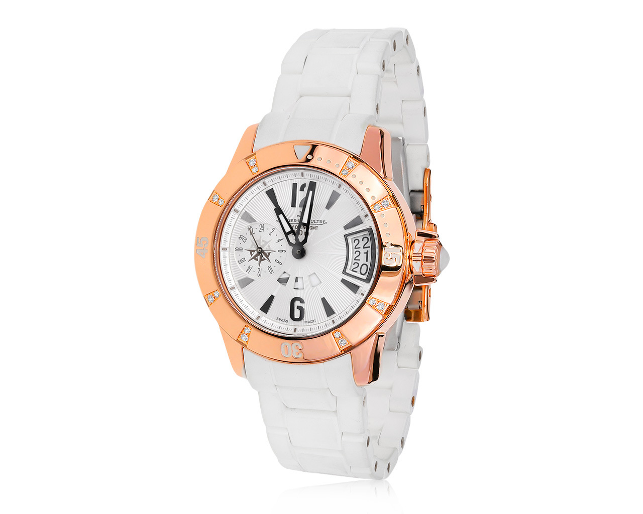 Оригинальные золотые часы Jaeger LeCoultre Master Compressor Diving GMT 270820/8 Оригинальные золотые часы Jaeger LeCoultre Master Compressor Diving GMT 270820/8