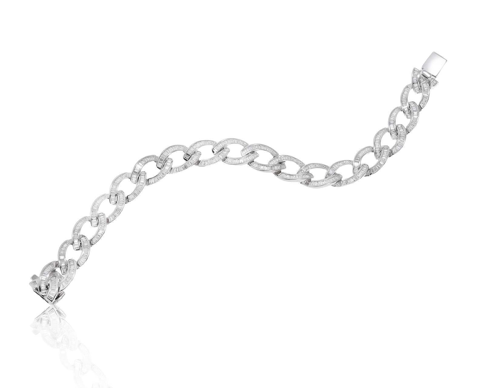 Золотой браслет с бриллиантами 16.29ct 290725/10 Золотой браслет с бриллиантами 16.29ct 290725/10