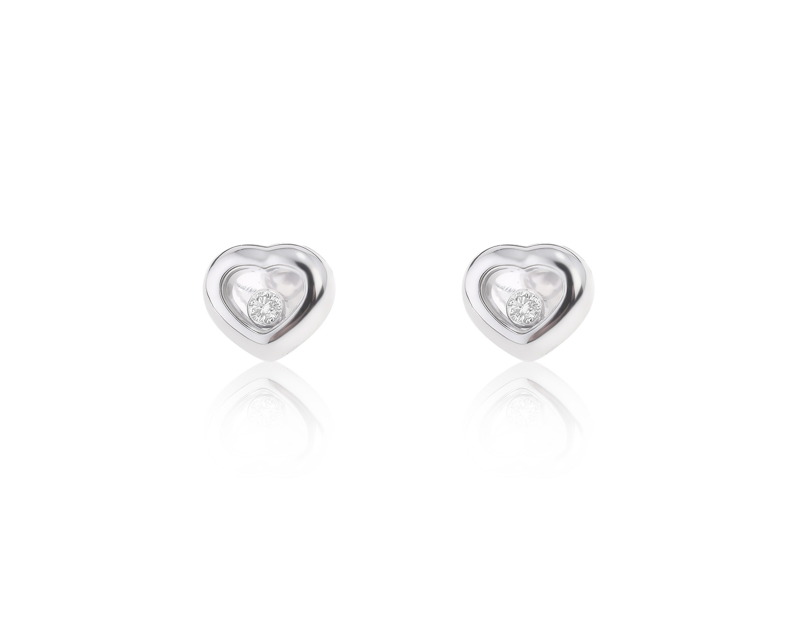 Оригинальные золотые серьги Chopard Happy Diamonds 300723/5