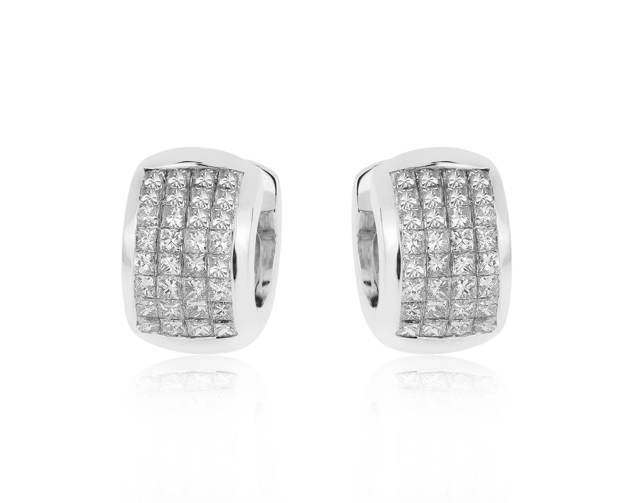 Прелестные золотые серьги с бриллиантами 2.02ct 170820/5