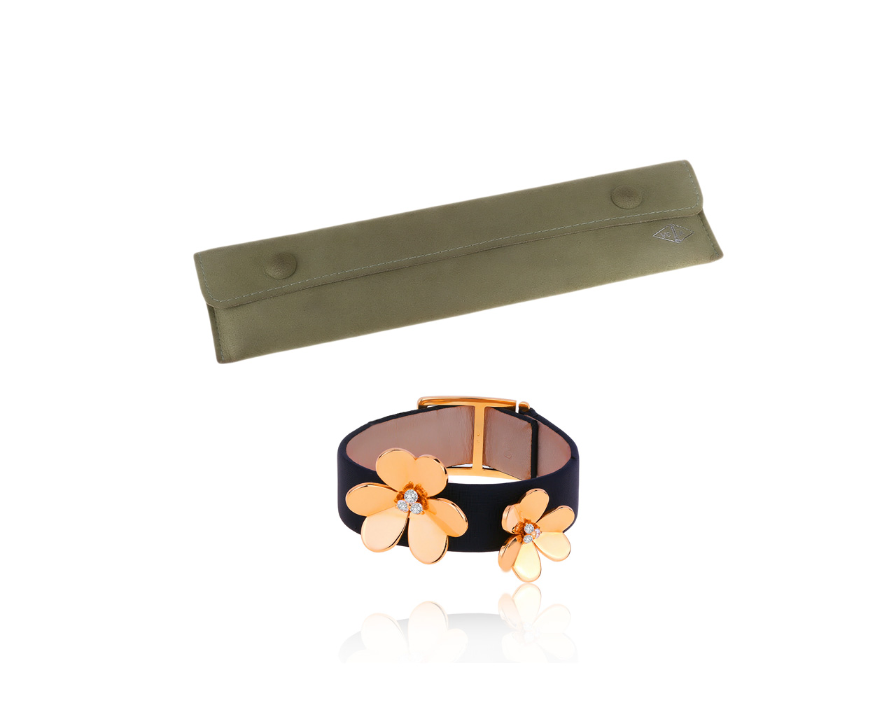 Оригинальный золотой браслет с бриллиантами 0.58ct Van Cleef & Arpels