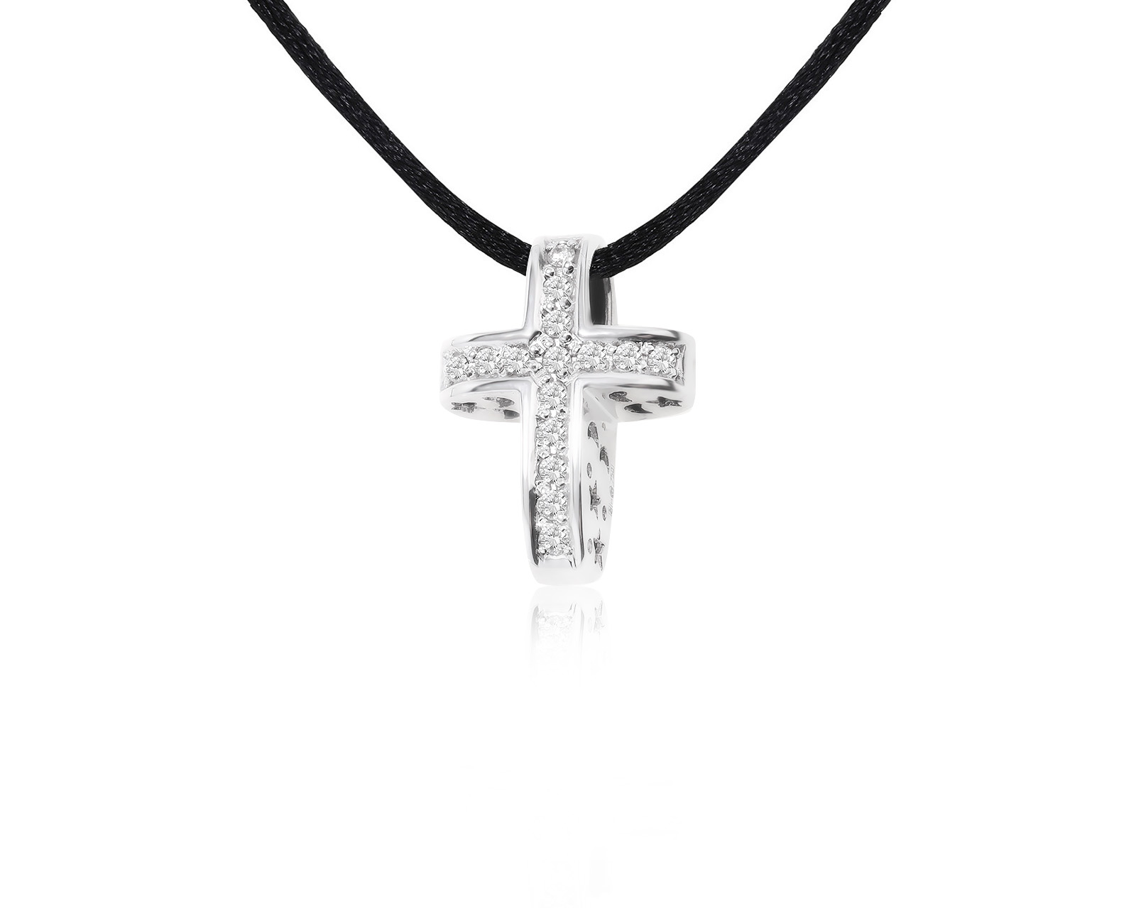 Достойный золотой кулон с бриллиантами 0.25ct 301022/8