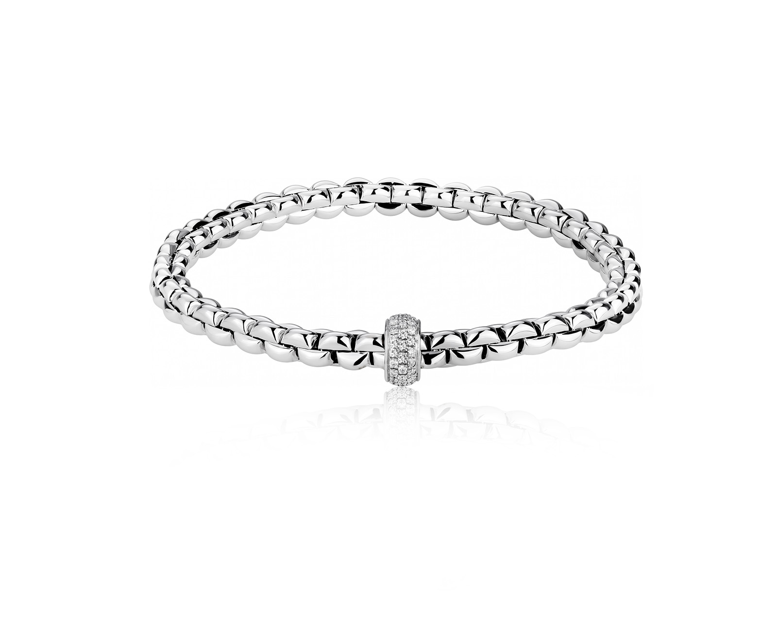 Оригинальный золотой браслет с бриллиантами 0.37ct Fope Vendome 020926/4