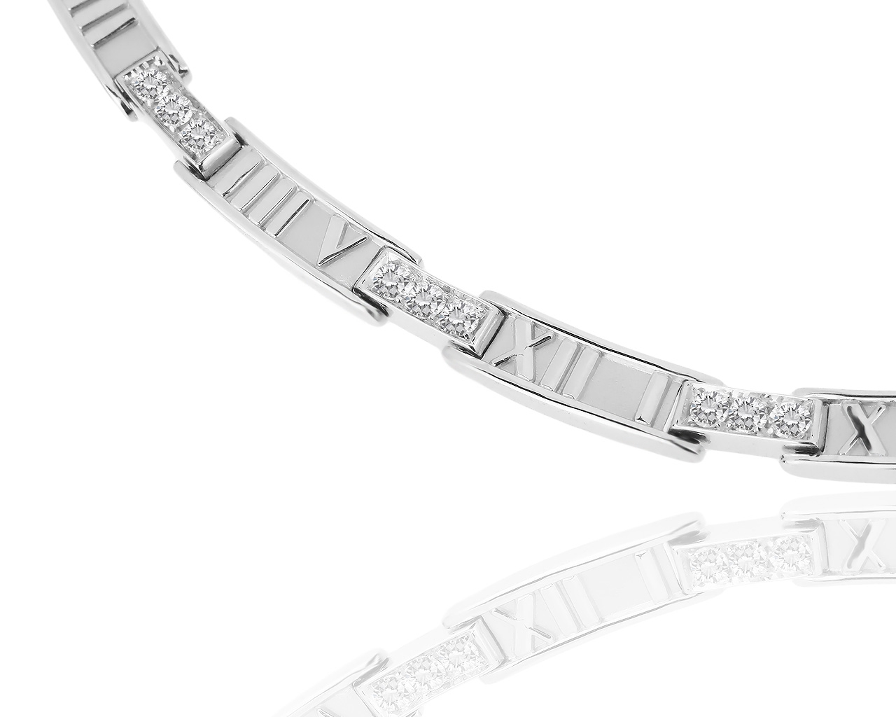 Шикарное золотое колье с бриллиантами 1.50ct Tiffany&Co Atlas 310119/8