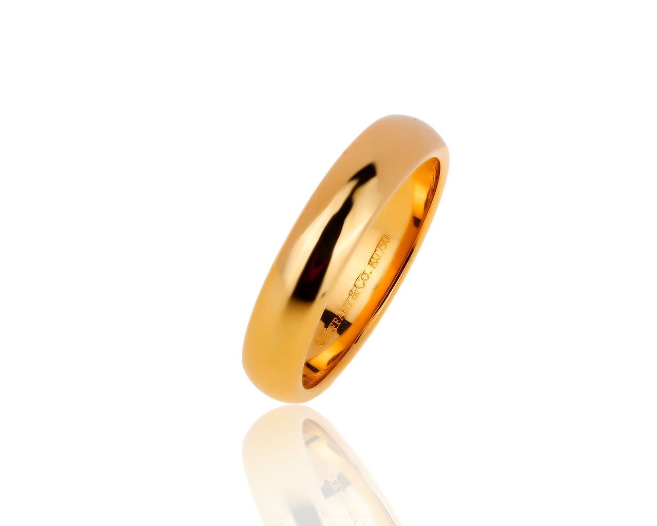 Оригинальное золотое кольцо Tiffany&Co
