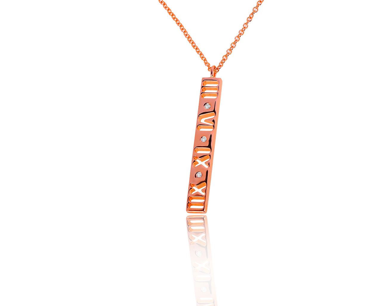 Оригинальный золотой кулон с бриллиантами 0.02ct Tiffany&Co 081119/3