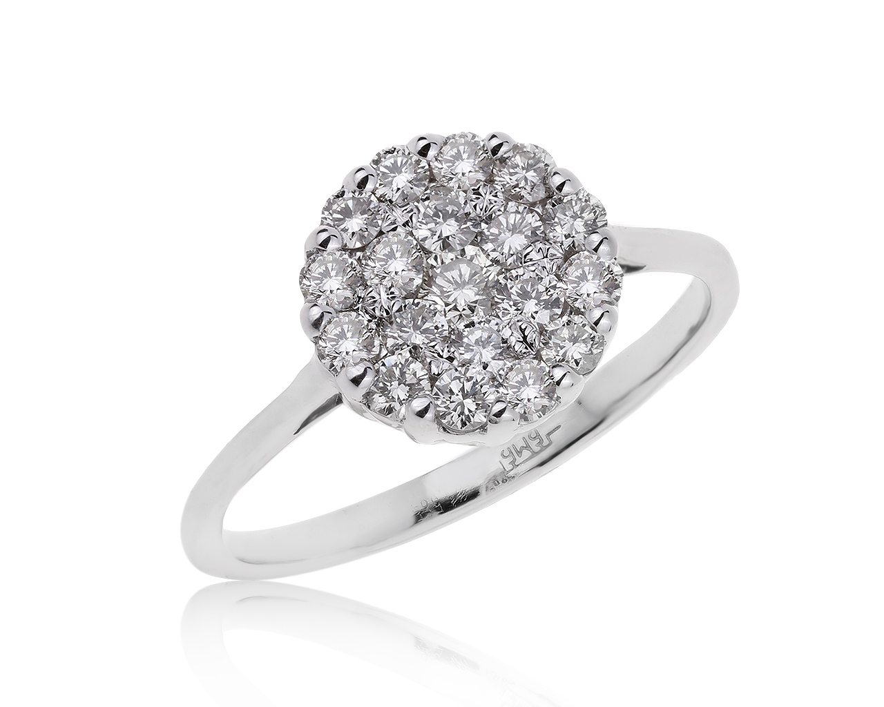 Прелестное золотое кольцо с бриллиантами 0.51ct 290320/2