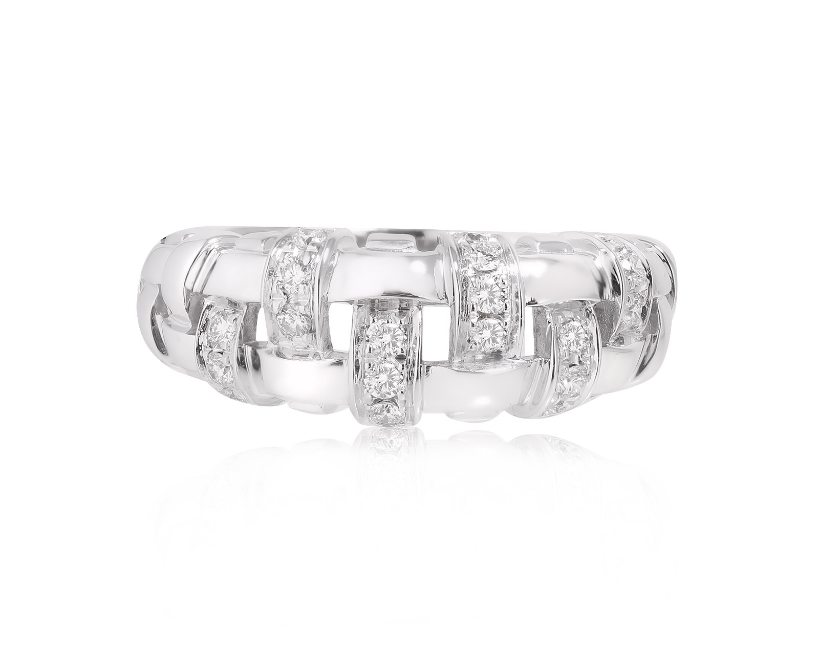 Оригинальное золотое кольцо Tiffany&Co Basket