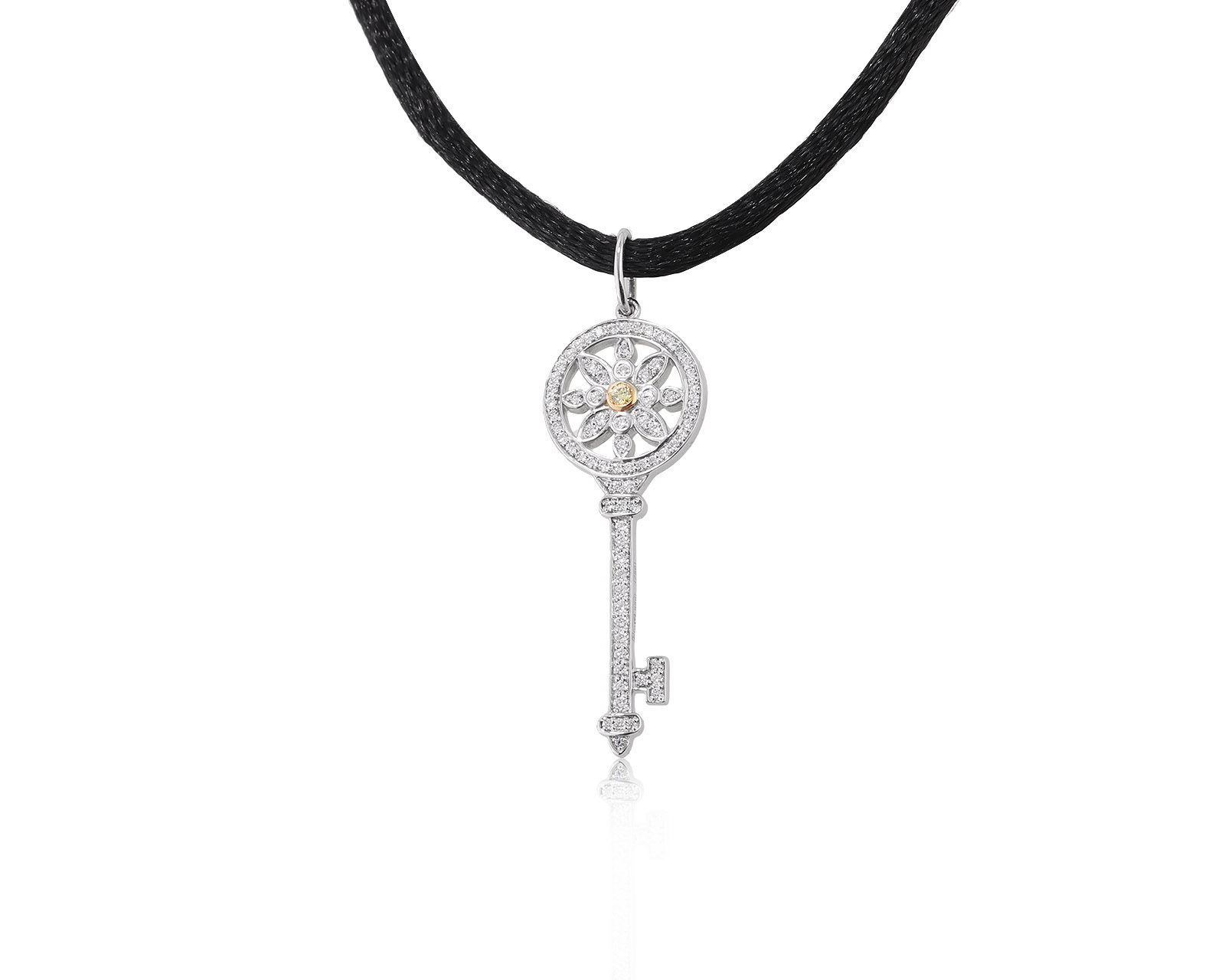 Оригинальный золотой кулон с бриллиантами 0.27ct Tiffany&Co 110722/1