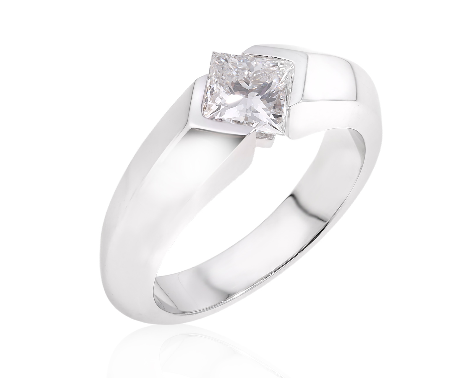 Золотое кольцо с бриллиантом 1.00ct Evgeny Matveev 210725/Б168