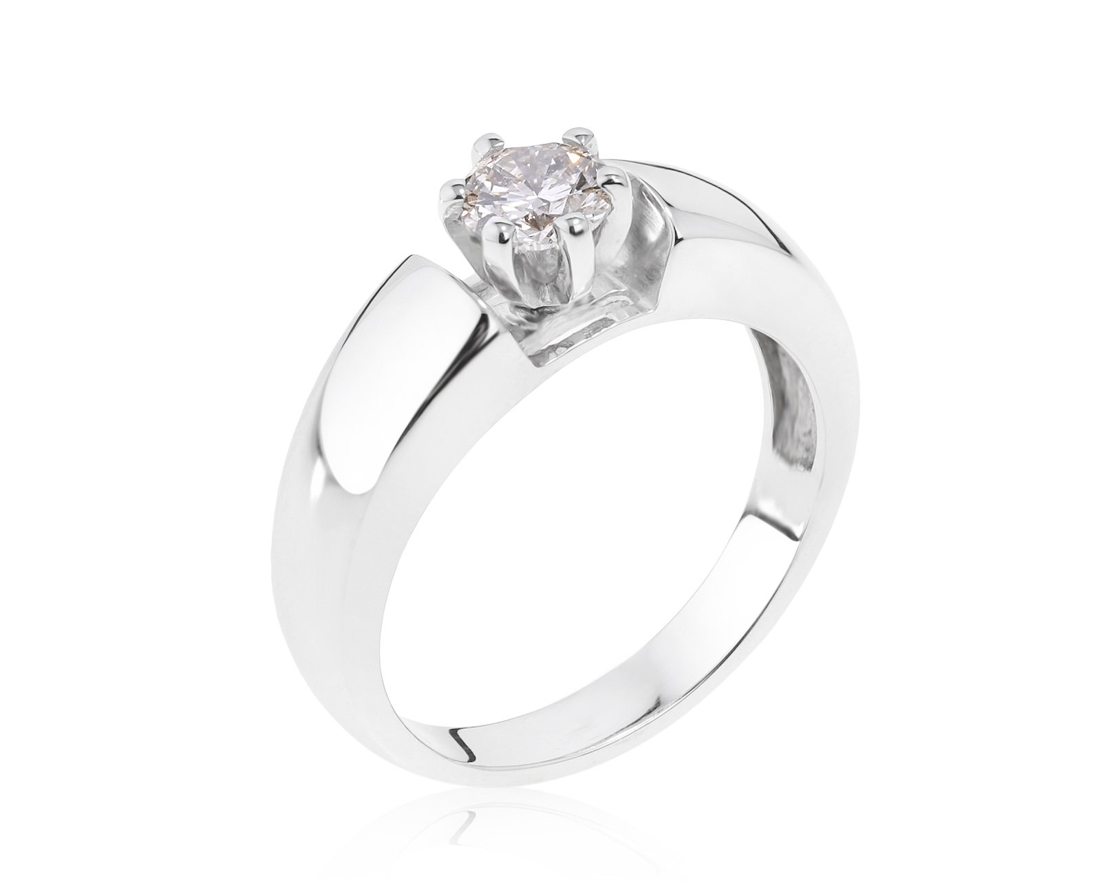 Оригинальное золотое кольцо ЭПЛ Якутские бриллианты 281121/2