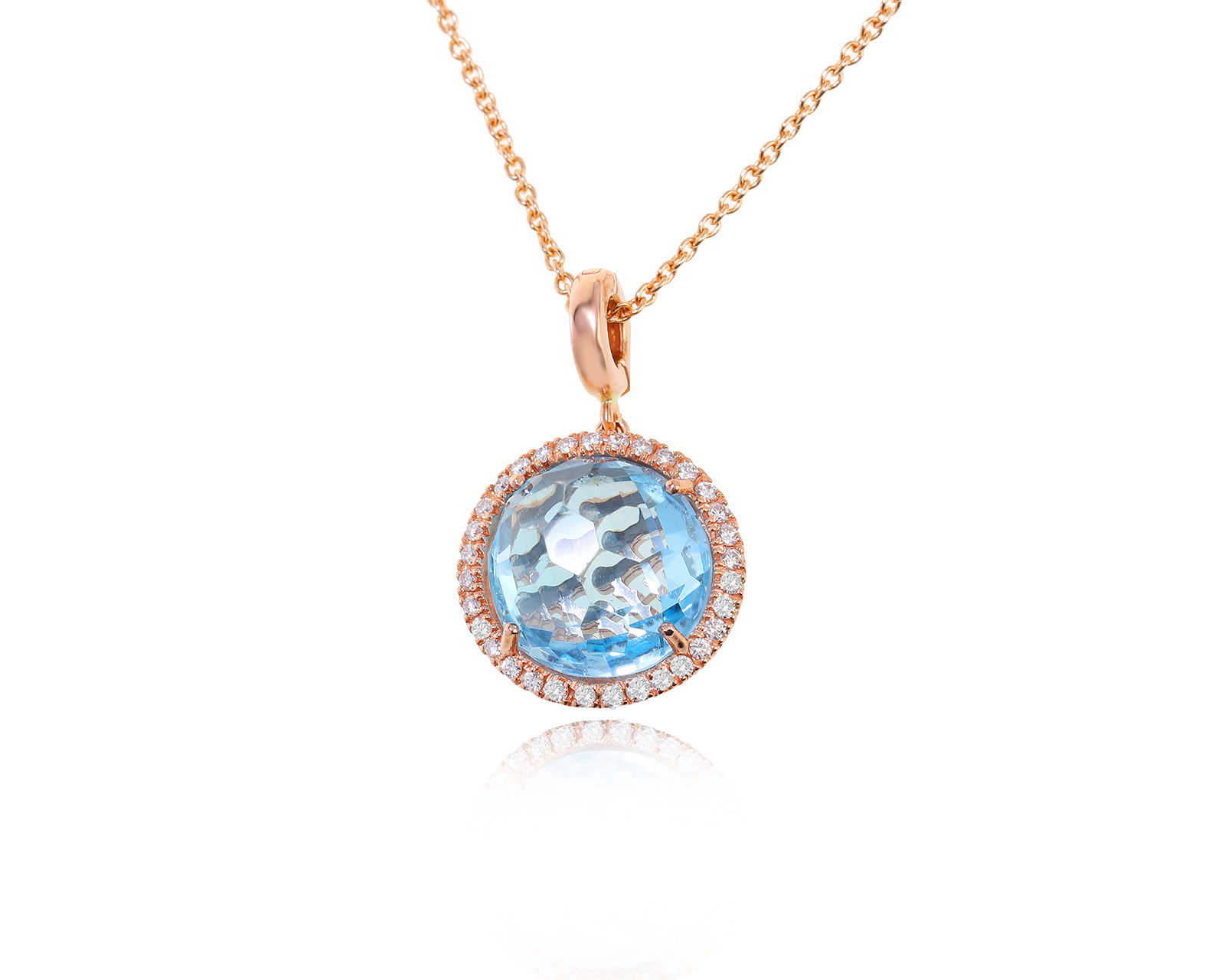 Оригинальный золотой кулон с топазом 10.00ct Zoccai 290623/2